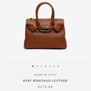 BABY BIRKIMAD in LEATHER (Made in Italy)